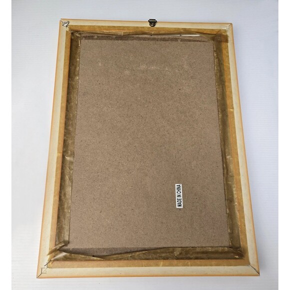 Vintage Madonna And Child Lenticular Print Jesus And Mary 3D Framed 15"  x 12" - Picture 8 of 12